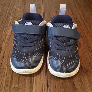 Nike Kids Free RN 2018 (TDV) (Infant/Toddler), AH3456 404 Blue/Crimson Size 5 C